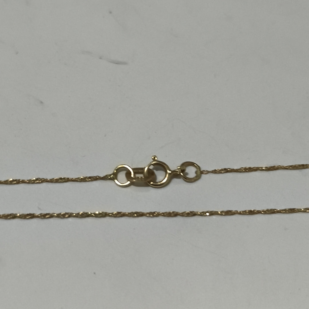 CADENA ORO 14 K 0.9 GRMS (SEMINUEVO)