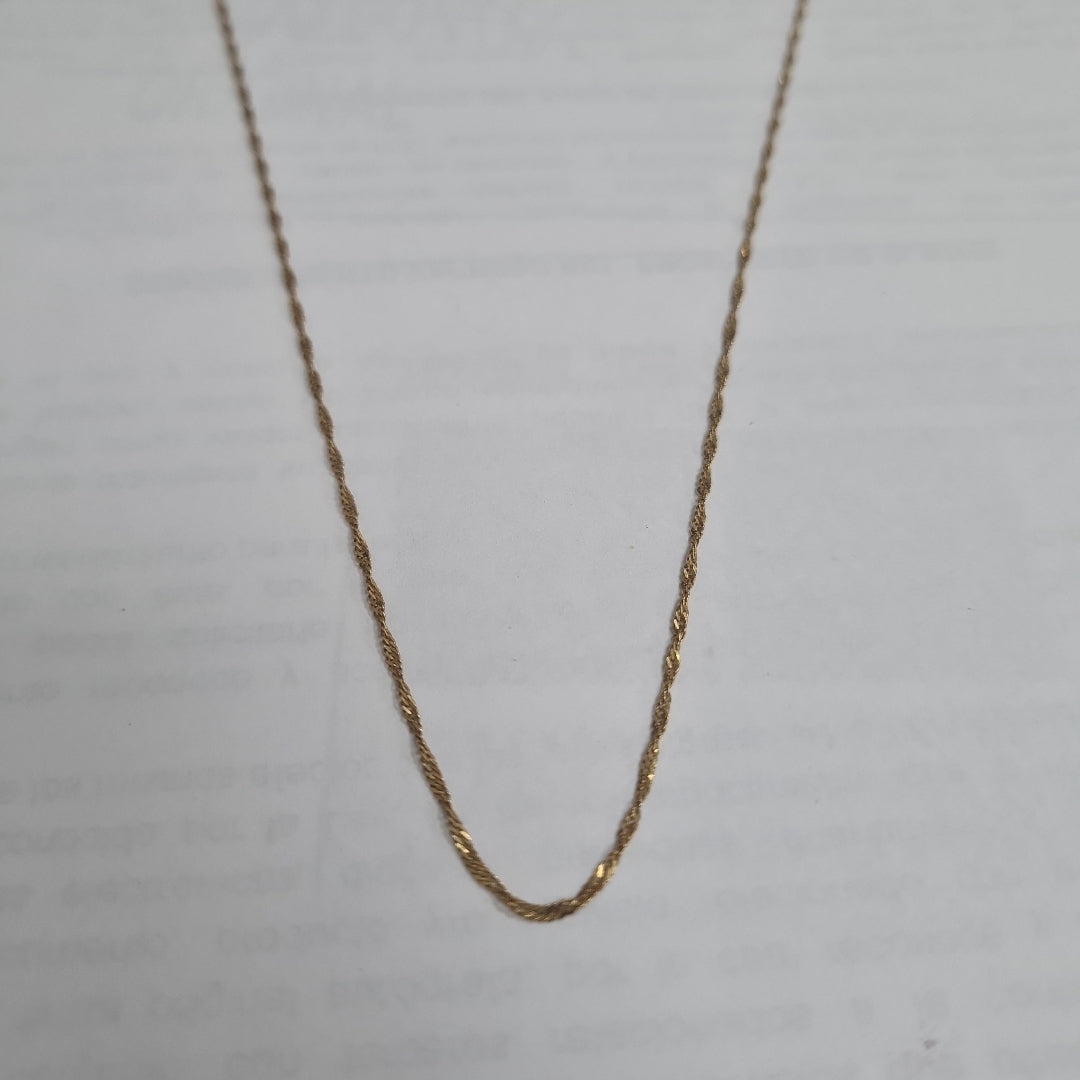 CADENA ORO 14 K 1,30 GRMS (SEMINUEVO)
