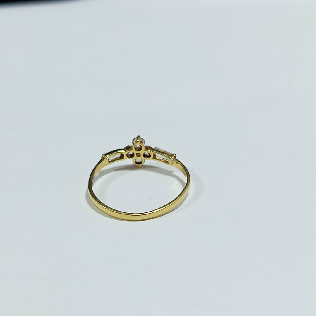 ANILLO ORO 14 K 1,10 GRMS (SEMINUEVO)