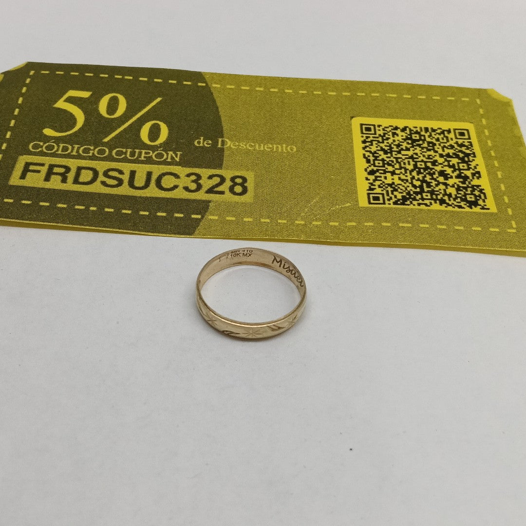 ARGOLLA ORO 10 K 1 GRMS (SEMINUEVO)