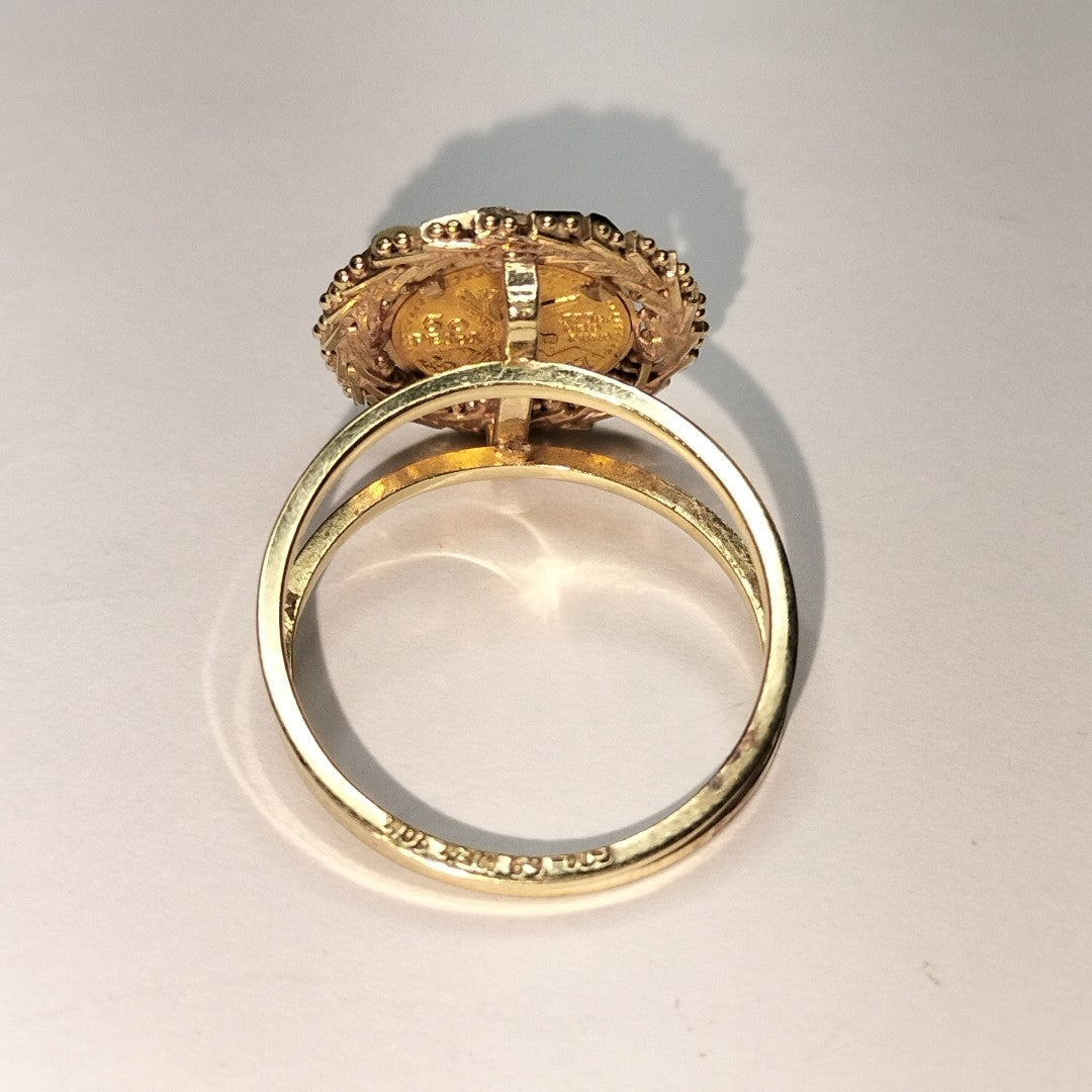 K1 3.8 GRMS 10 K IDENTIFICACIÓN ANILLO MATERIALES ORO CANTIDAD DE PIE (SEMINUEVO)