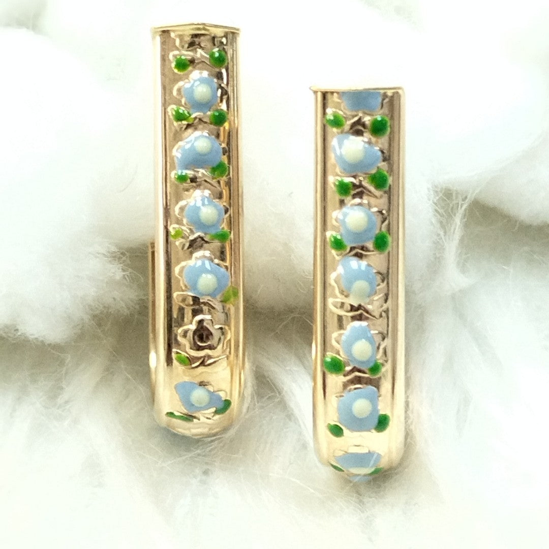 ARETES PAR ORO 14 K 2.4 GRMS (SEMINUEVO)