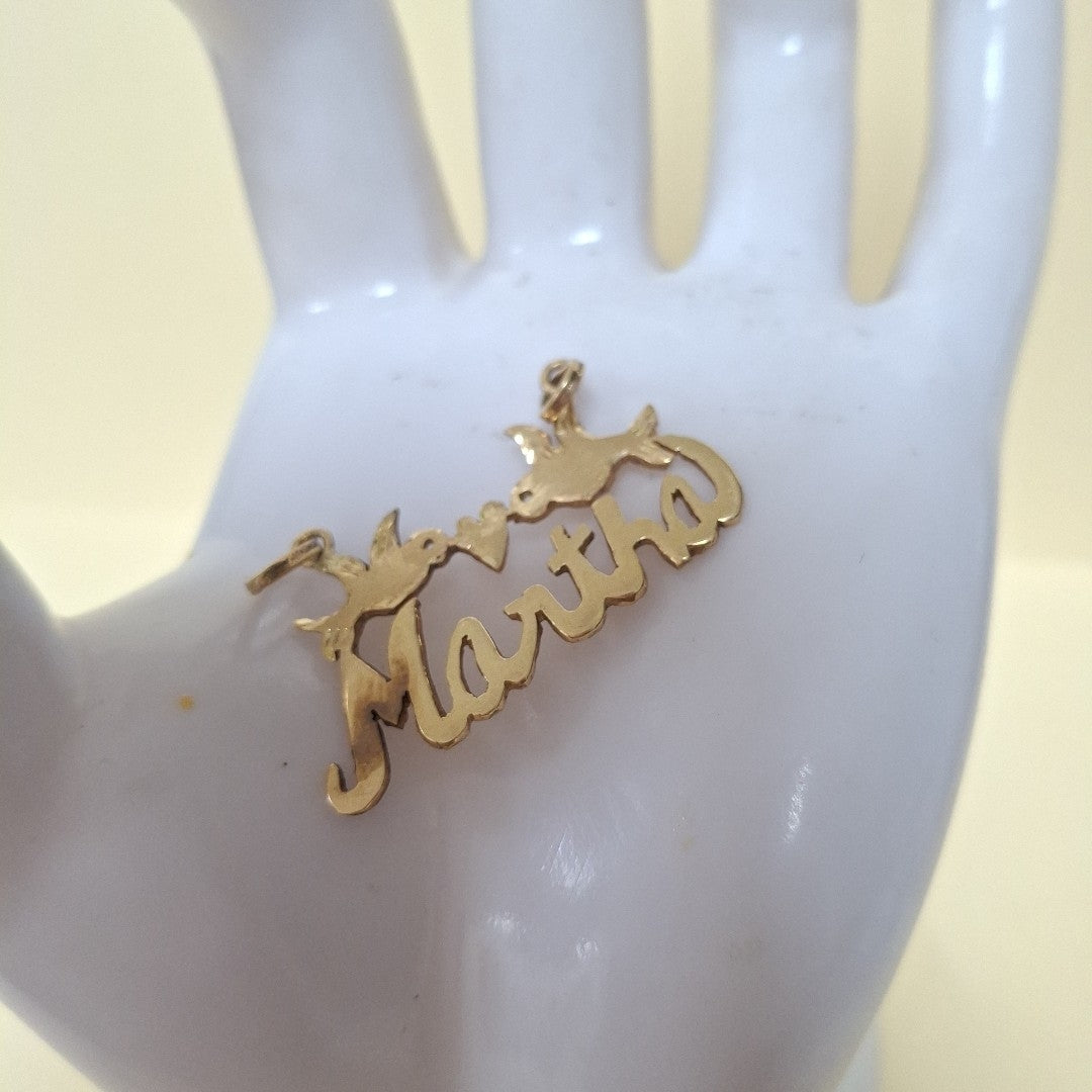 MEDALLA PERSONAL ORO 14 K 3,80 GRMS (SEMINUEVO)