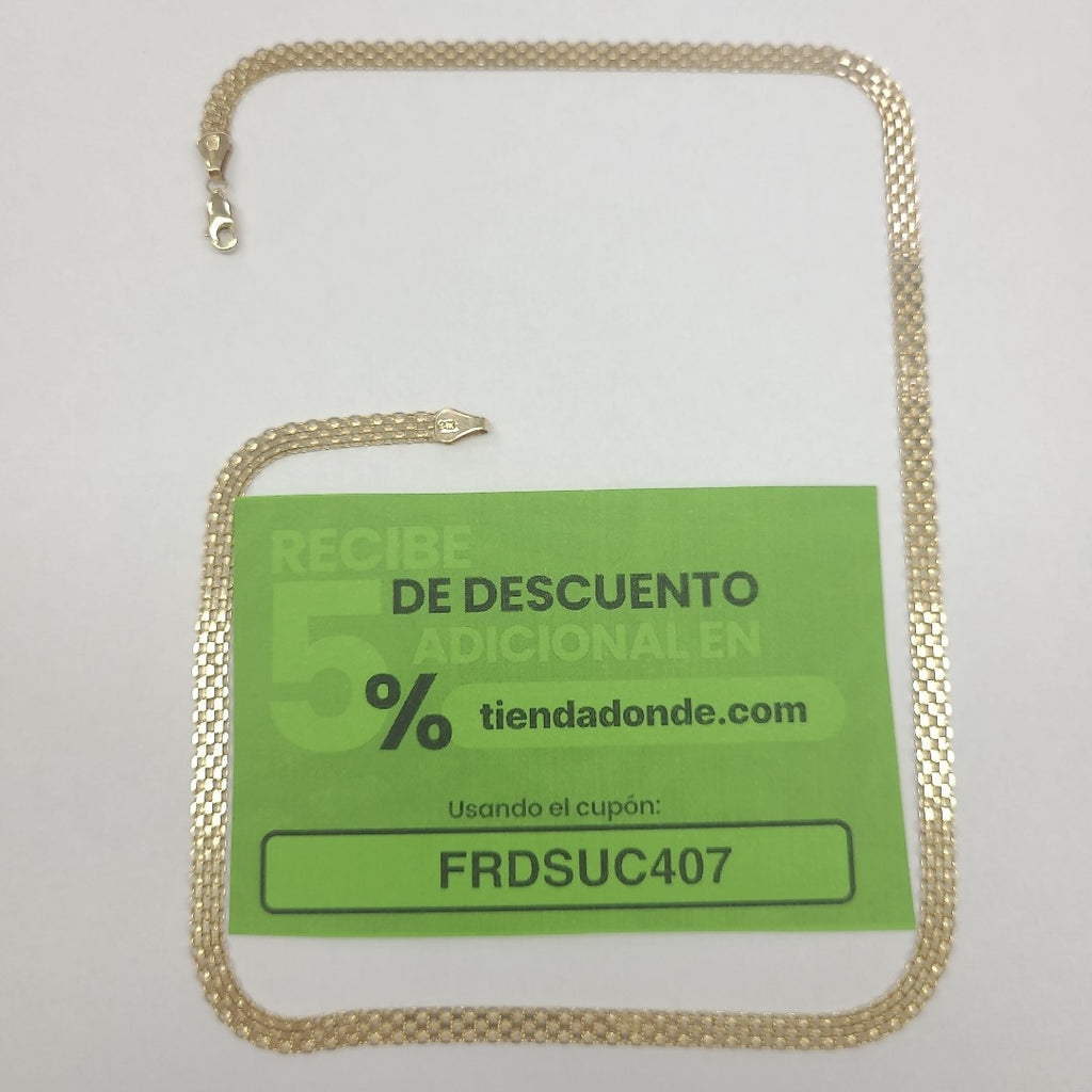 CADENA ESPECIAL 14K 50 CM 11.5 GR (NUEVO)