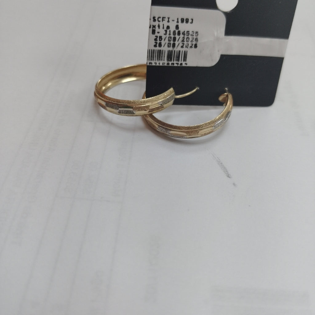 ARRACADAS PAR ORO 14 K 3,30 GRMS (SEMINUEVO)