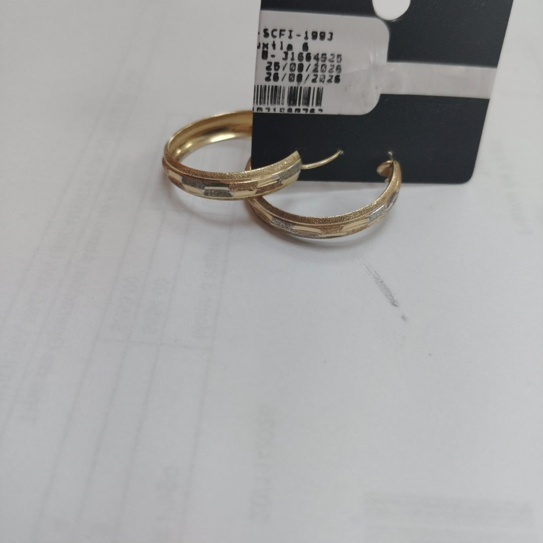 ARRACADAS PAR ORO 14 K 3,30 GRMS (SEMINUEVO)