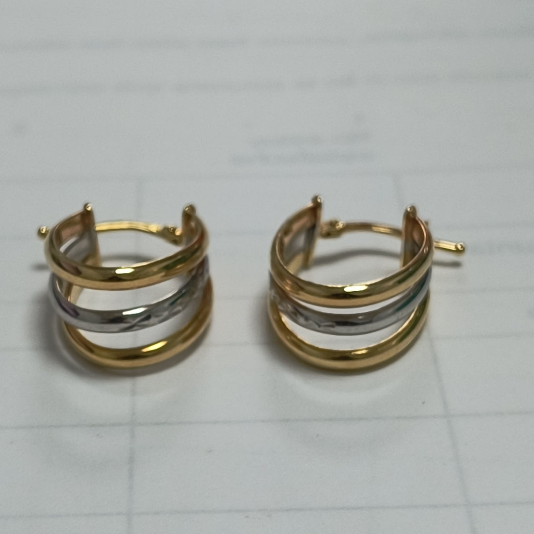 ARETES PAR ORO 14 K 2,60 GRMS (SEMINUEVO)