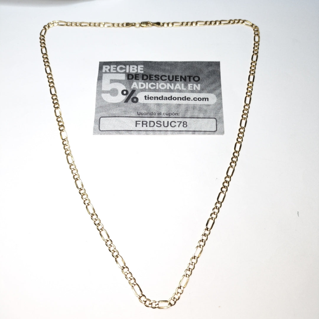 CADENA ORO 14 K 3.9 GRMS (SEMINUEVO)
