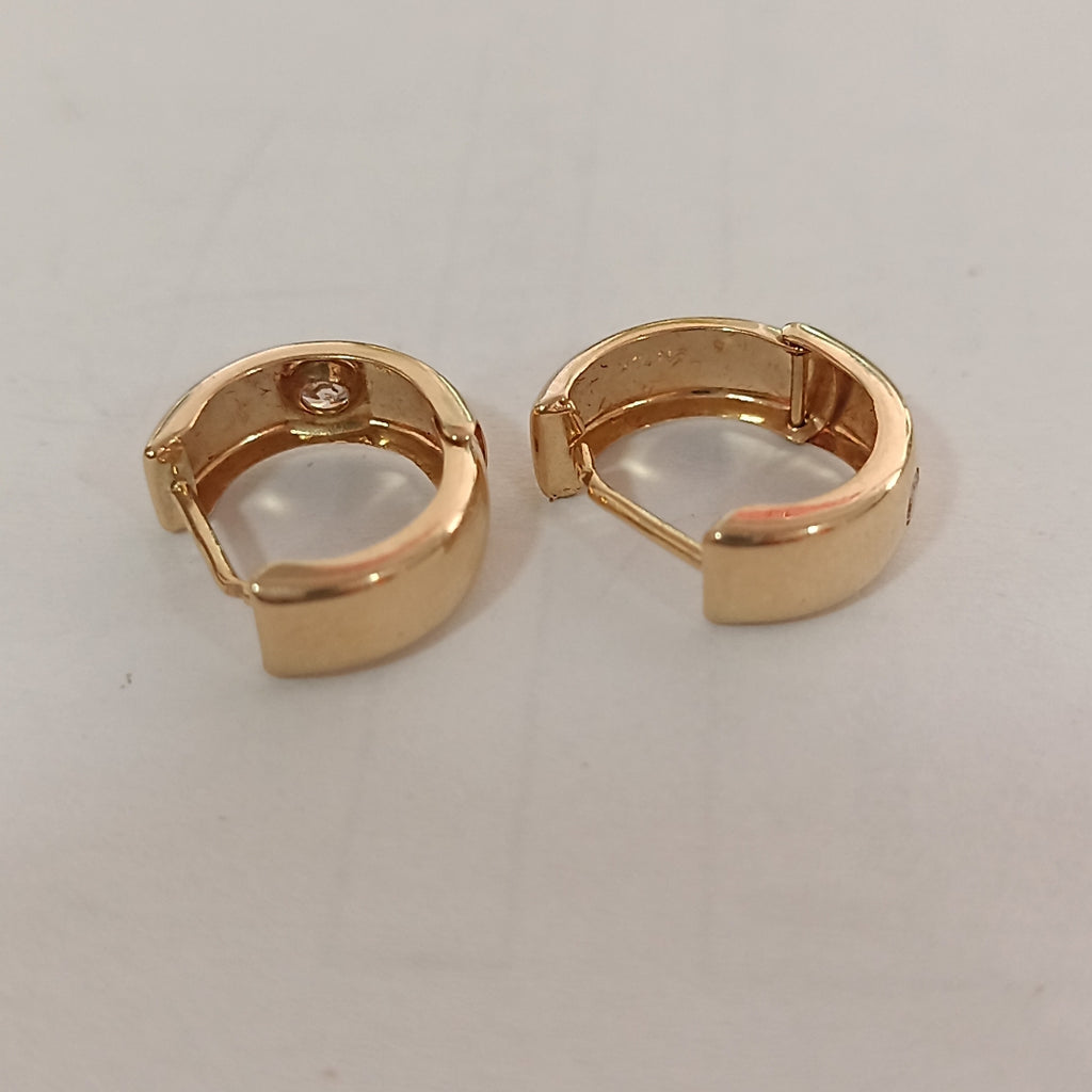 ARRACADAS PAR ORO 14 K 1.3 GRMS (SEMINUEVO)