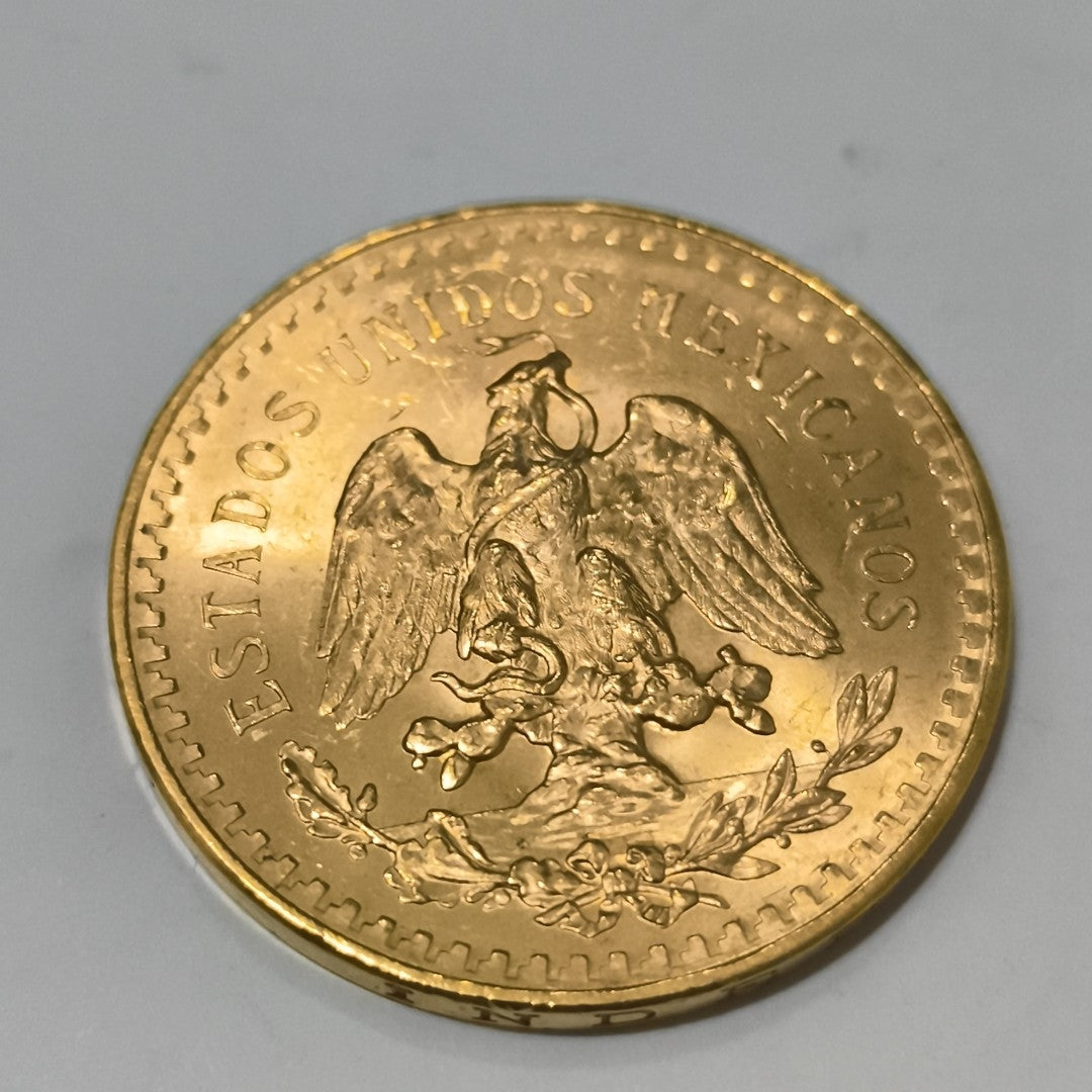 K1 41.6 GRMS 21 K IDENTIFICACIÓN MONEDA NOMINATIVA MONEDAS PESOS 50 PESOS (SEMINUEVO)