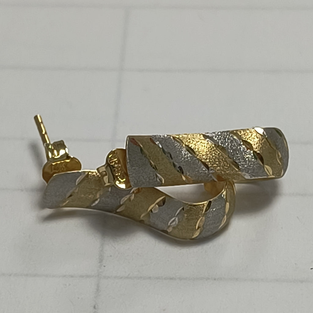 ARETES PAR ORO 14 K 1,40 GRMS (SEMINUEVO)