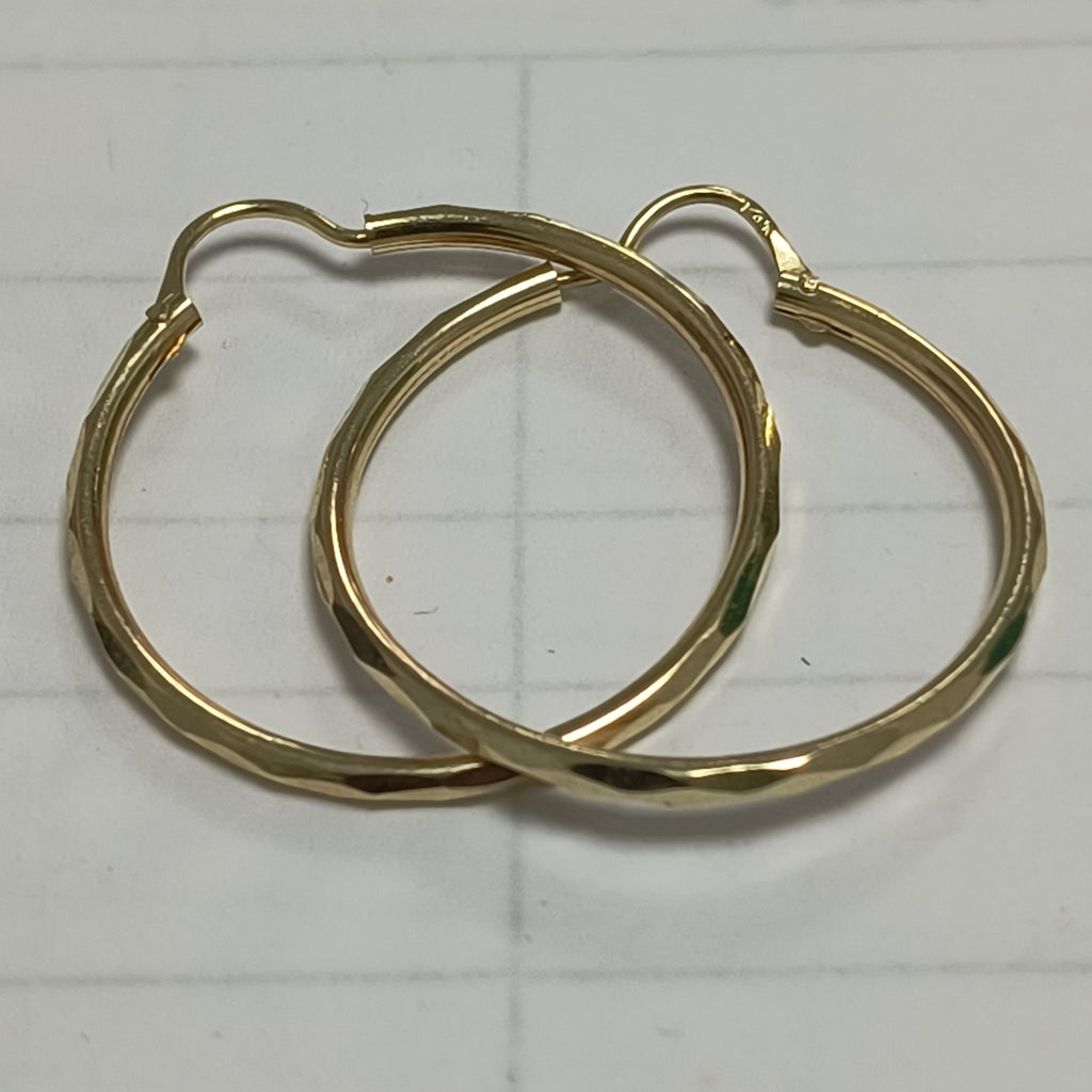 ARRACADAS PAR ORO 14 K 1,60 GRMS (SEMINUEVO)