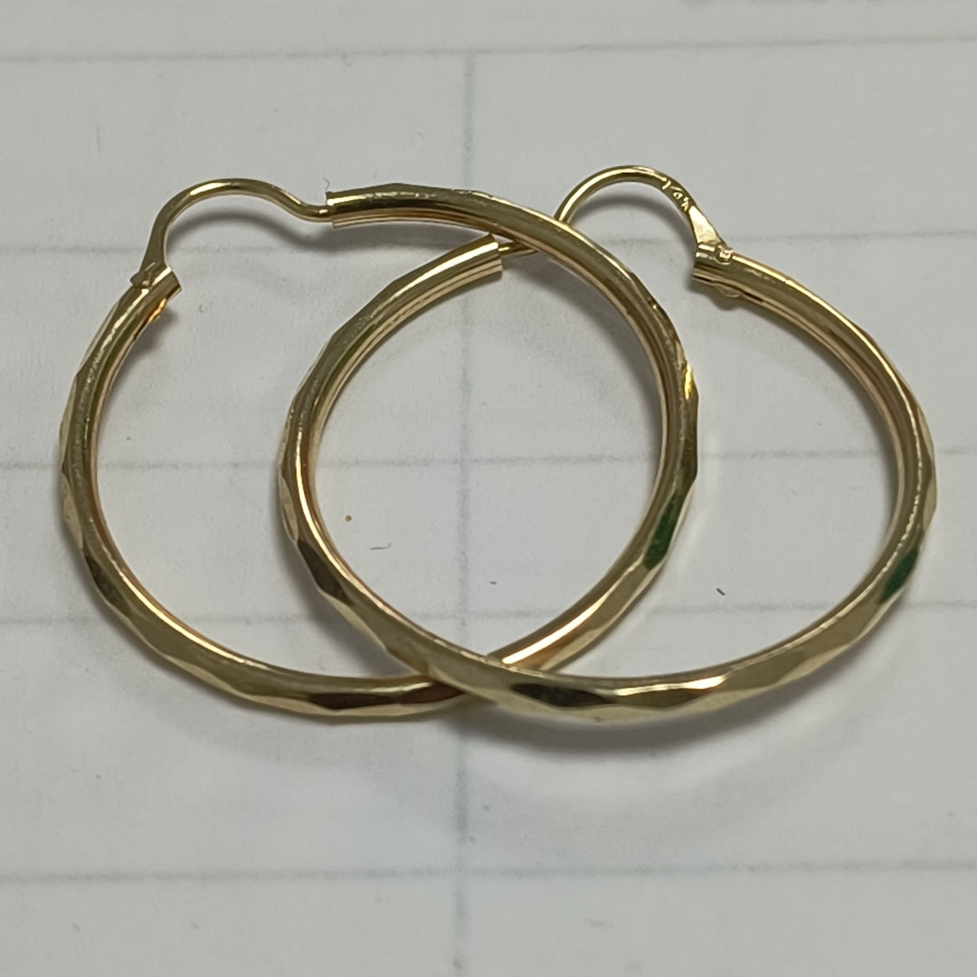 ARRACADAS PAR ORO 14 K 1,60 GRMS (SEMINUEVO)