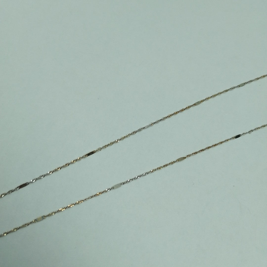 CADENA ORO 14 K 0.8 GRMS (SEMINUEVO)