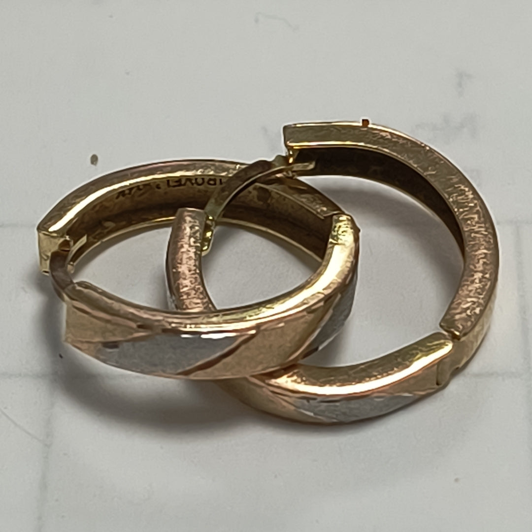 ARRACADAS PAR ORO 14 K 2,30 GRMS (SEMINUEVO)