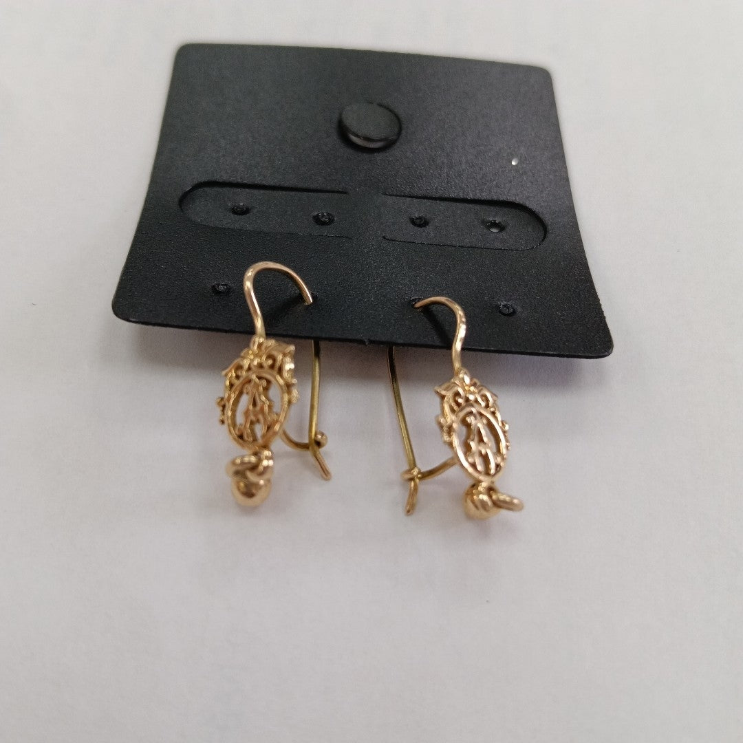ARETES PAR ORO 10 K 1.3 GRMS (SEMINUEVO)