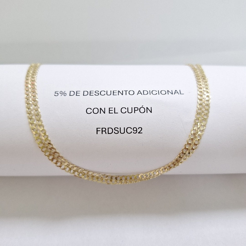 CADENA BARBADA 14K 55 CM 5.1 GR (NUEVO)