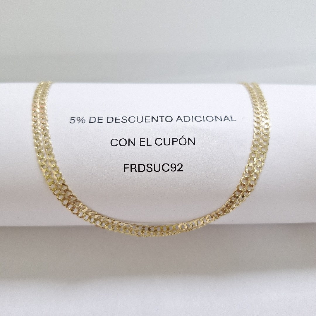 CADENA BARBADA 14K 55 CM 5.1 GR (NUEVO)