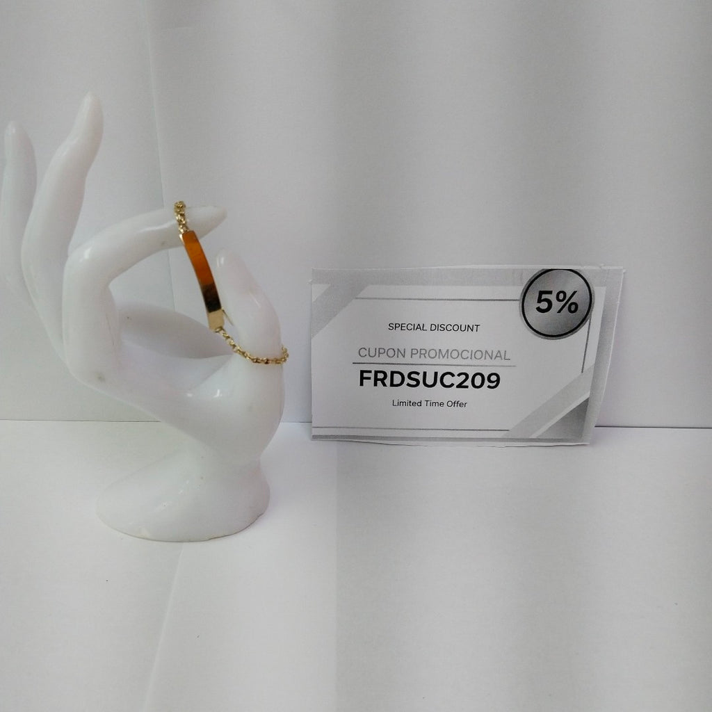 ESCLAVA ORO 10 K 3,80 GRMS (SEMINUEVO)