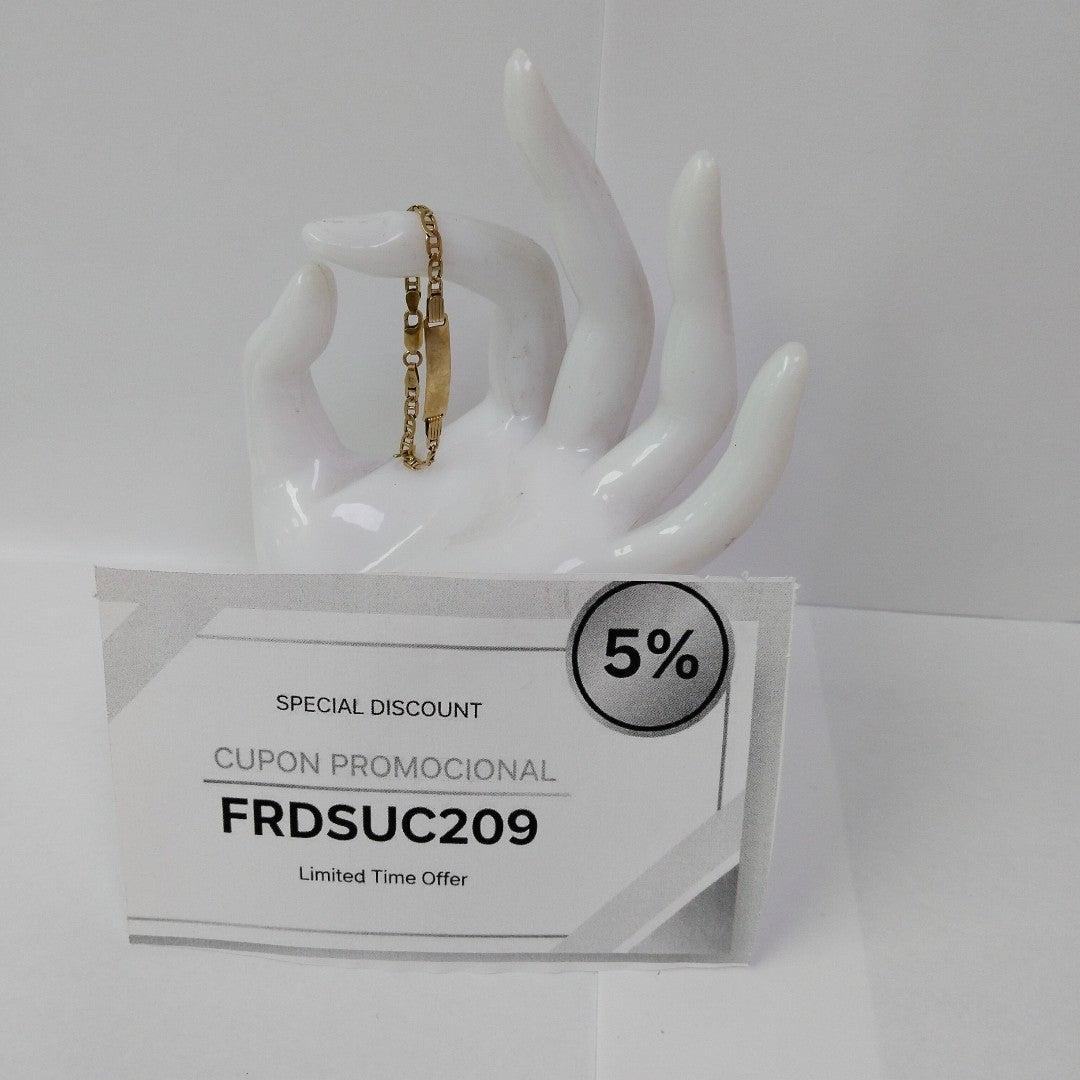 ESCLAVA ORO 14 K 3,10 GRMS (SEMINUEVO)