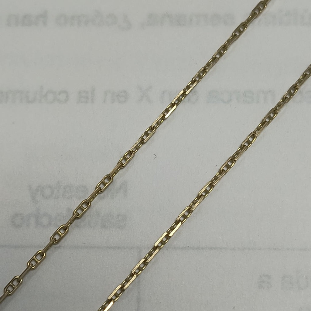 CADENA ORO 14 K 2,50 GRMS (SEMINUEVO)