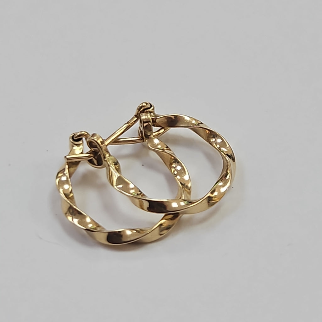 ARRACADAS PAR ORO 14 K 1.5 GRMS (SEMINUEVO)