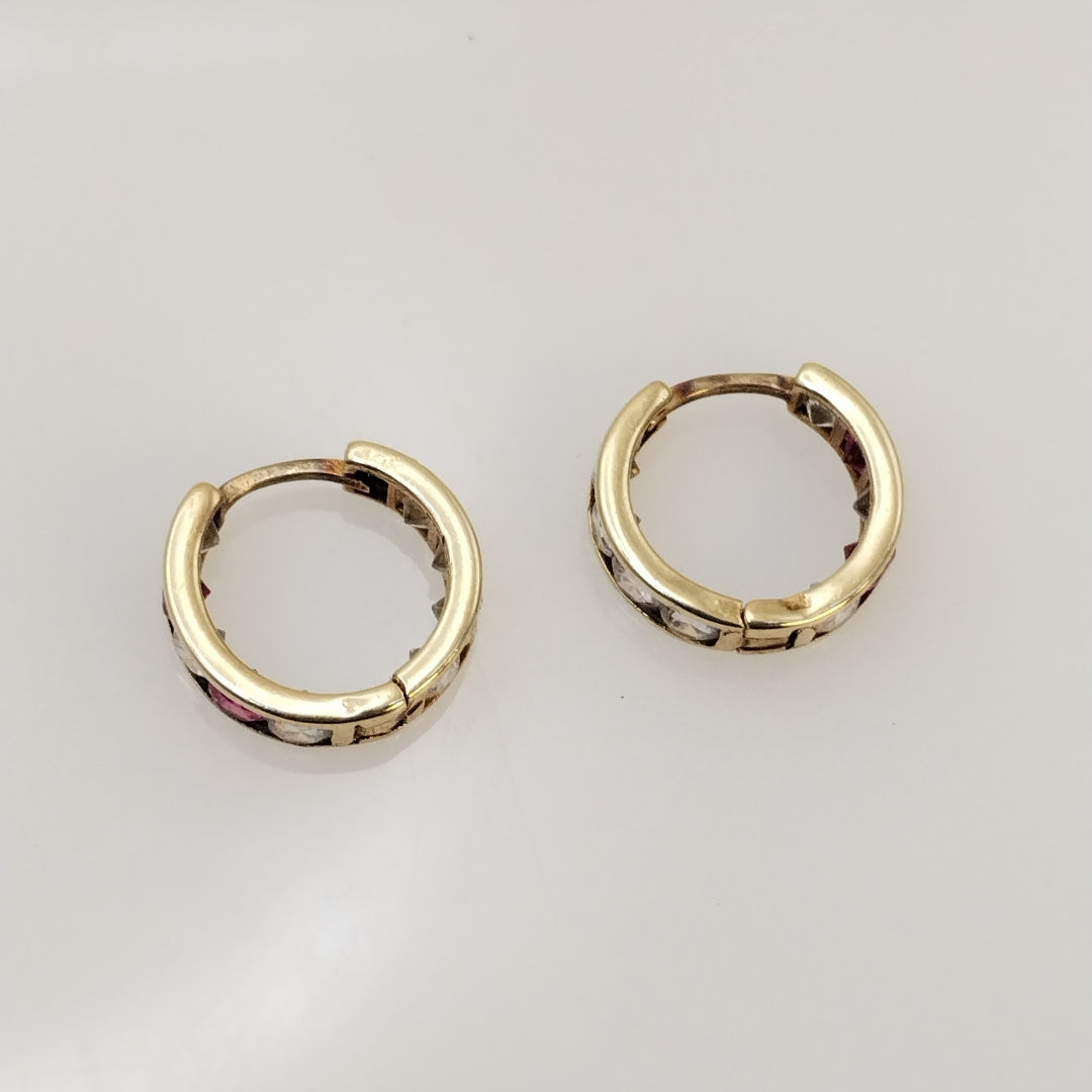 ARETES PAR ORO 10 K 1.2 GRMS (SEMINUEVO)