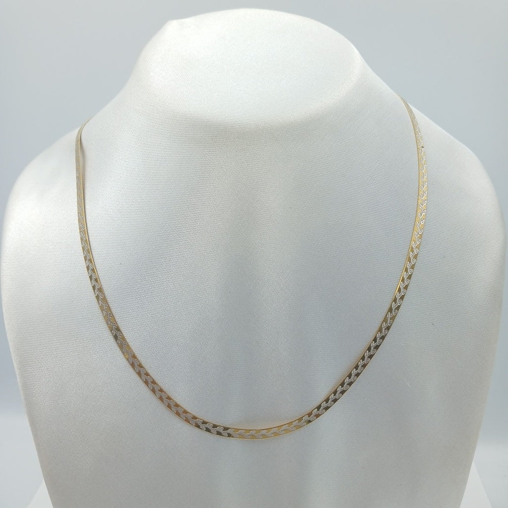 GARGANTILLA ORO, RODIADO 14 K 6.1 GRMS (SEMINUEVO)
