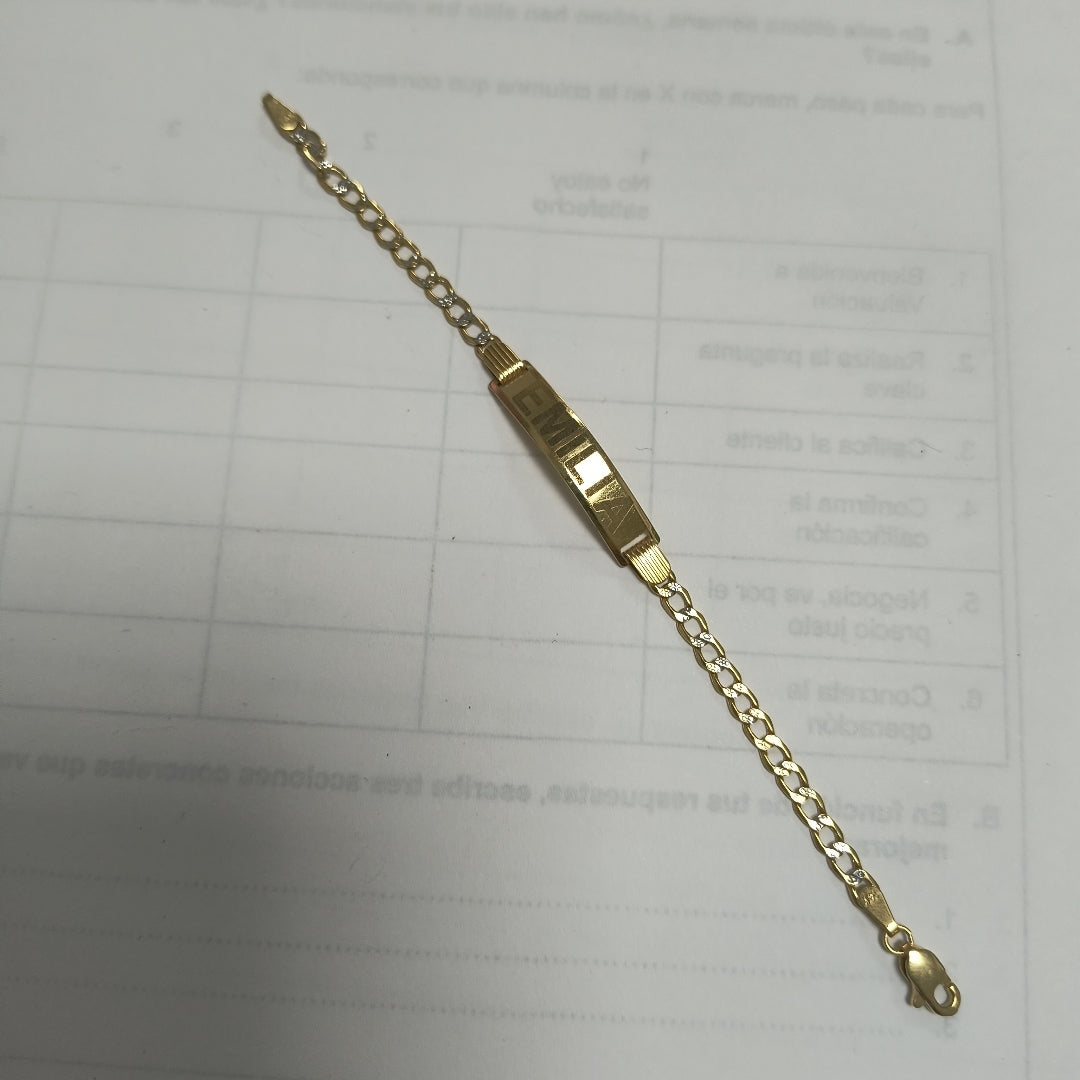 ESCLAVA ORO 14 K 3.1 GRMS (SEMINUEVO)