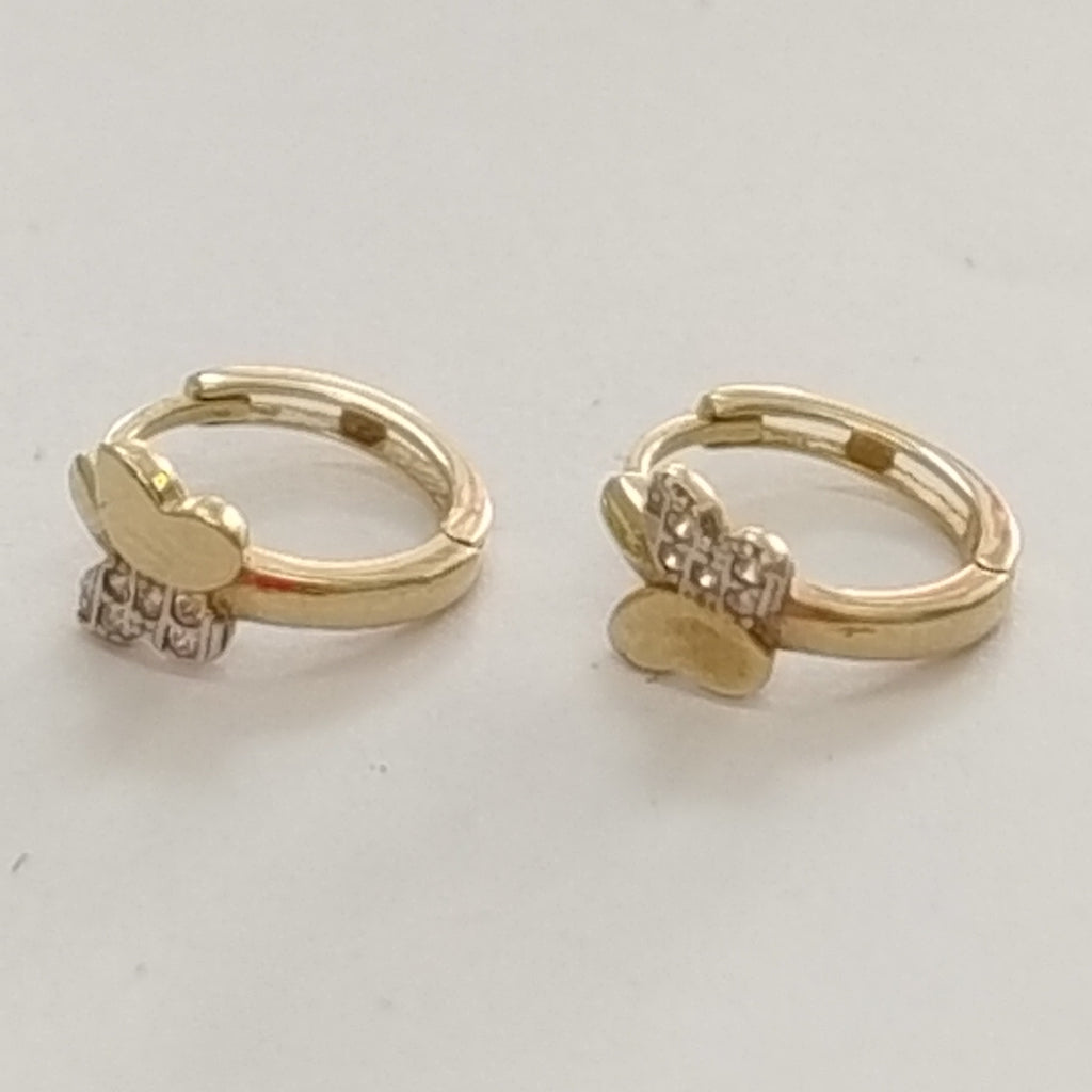 ARRACADAS PAR ORO 10 K 1.4 GRMS (SEMINUEVO)