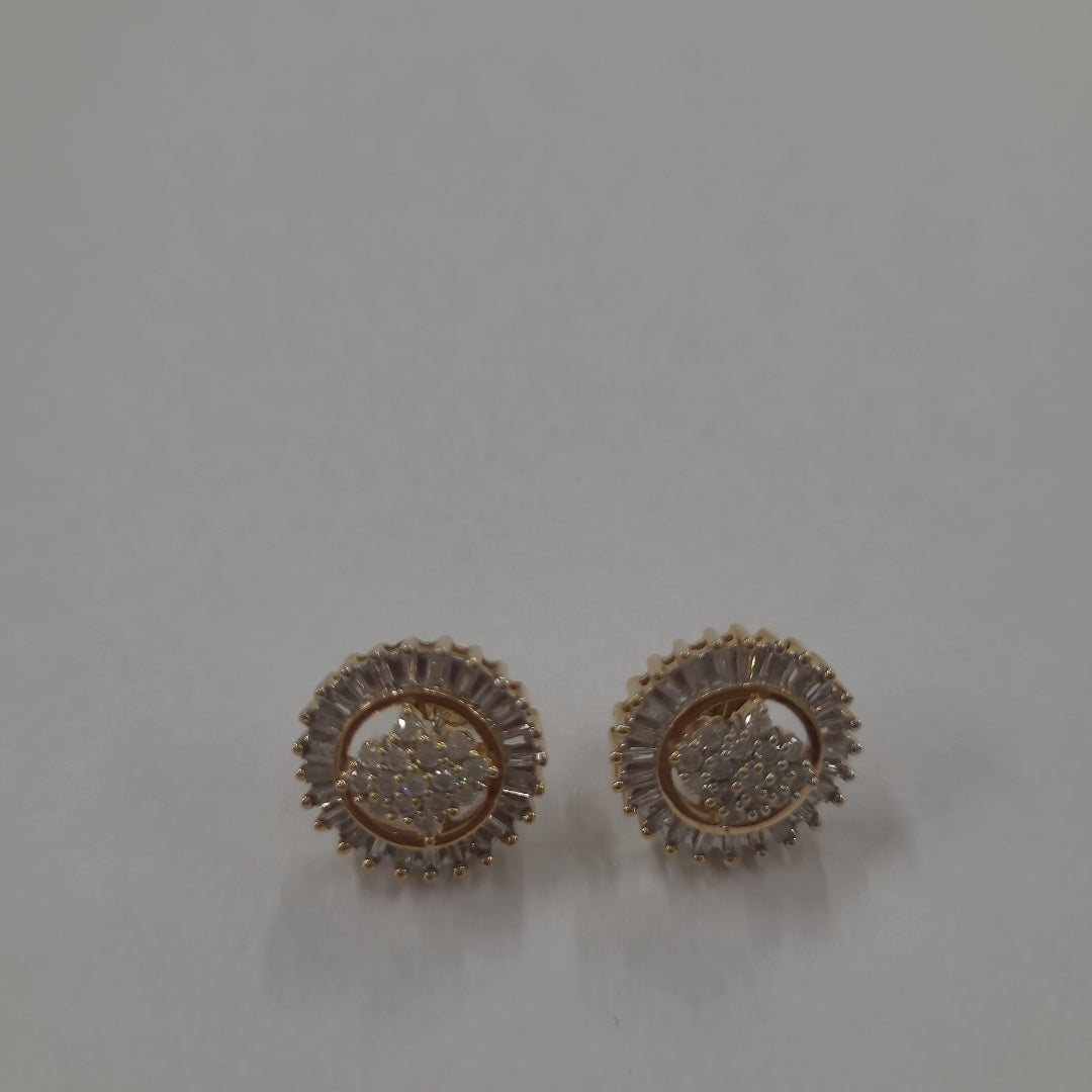 BROQUELES PAR ORO 14 K 5,40 GRMS (SEMINUEVO)