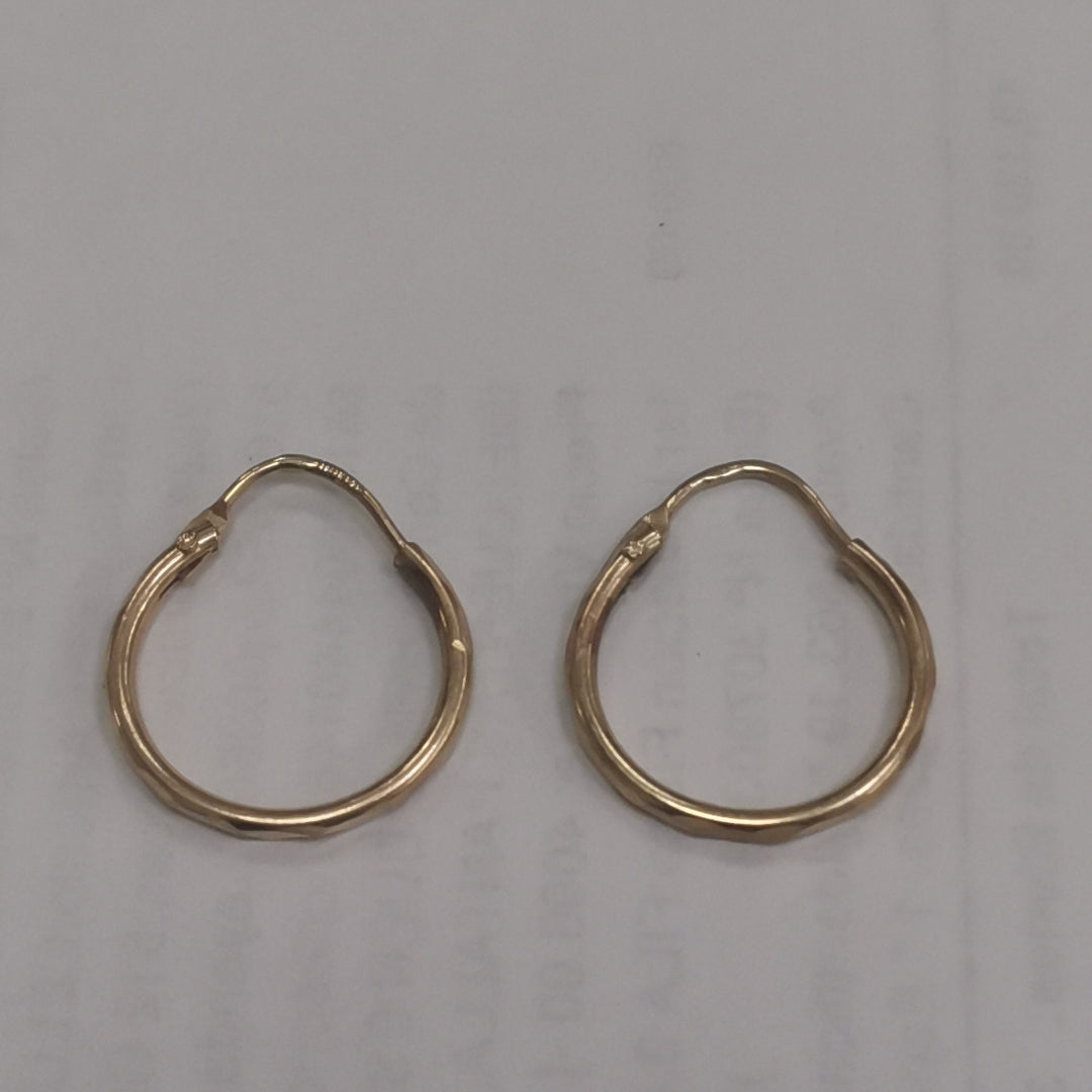 ARRACADAS PAR ORO 10 K 0.9 GRMS (SEMINUEVO)