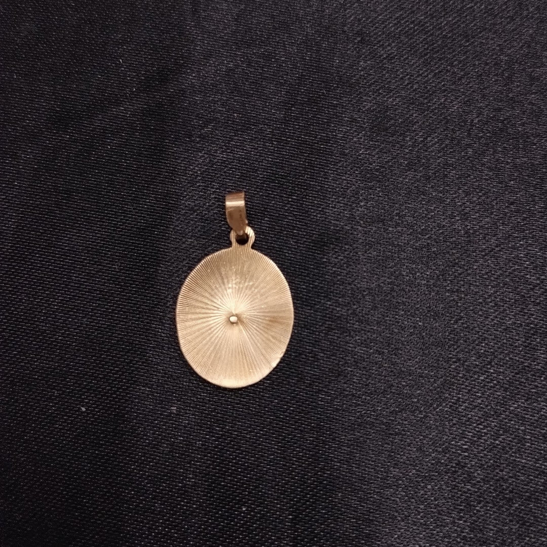 DIJE,MEDALLA RELIGIOSA ORO 10 K 1,20 GRMS (SEMINUEVO)