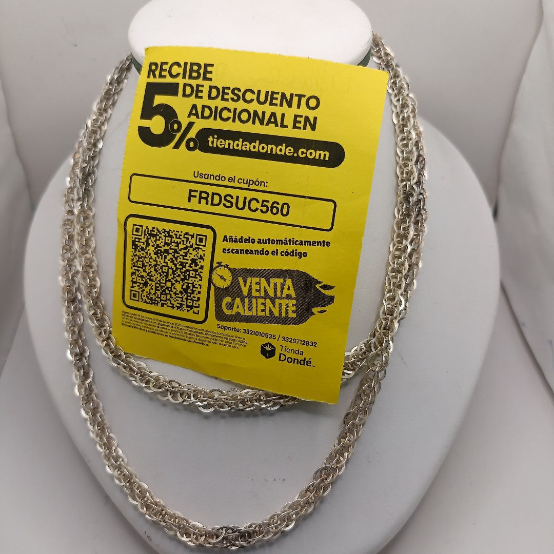 CADENA PLATA 39.2 GRMS (SEMINUEVO)