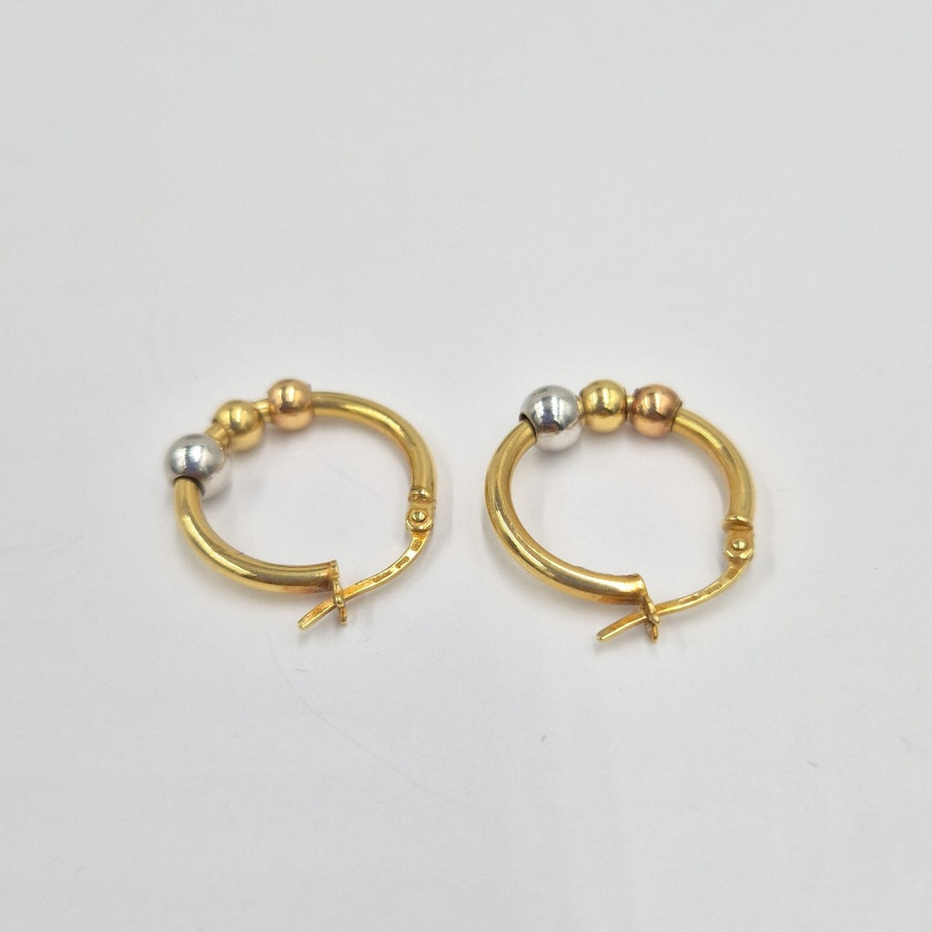 ARRACADAS PAR ORO 14 K 1,80 GRMS (SEMINUEVO)