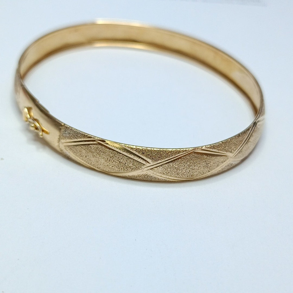 PULSERA RIGIDA ORO 14 K 7,50 GRMS (SEMINUEVO)