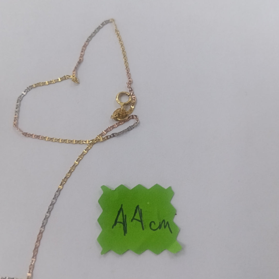 CADENA ORO,RODIADO 14 K 1,10 GRMS (SEMINUEVO)