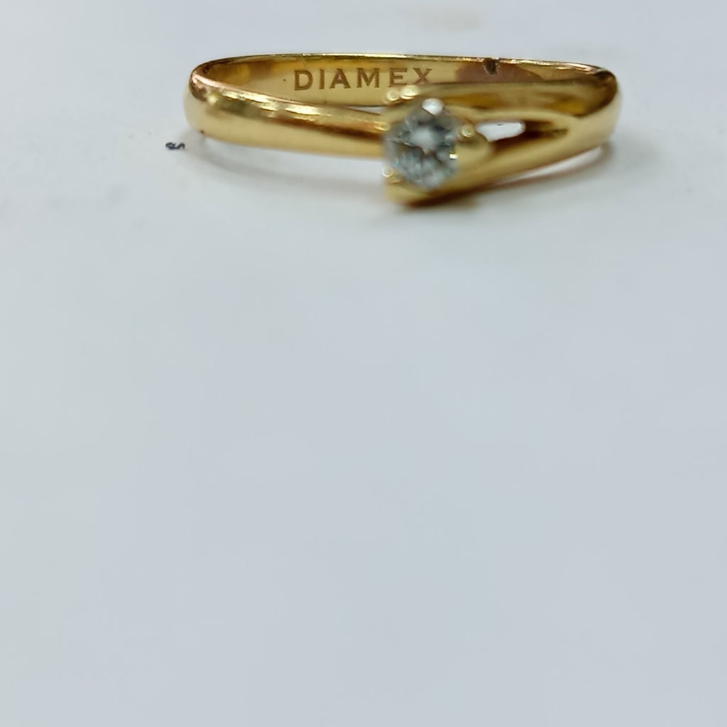 SOLITARIO ORO 14 K 2,40 GRMS (SEMINUEVO)