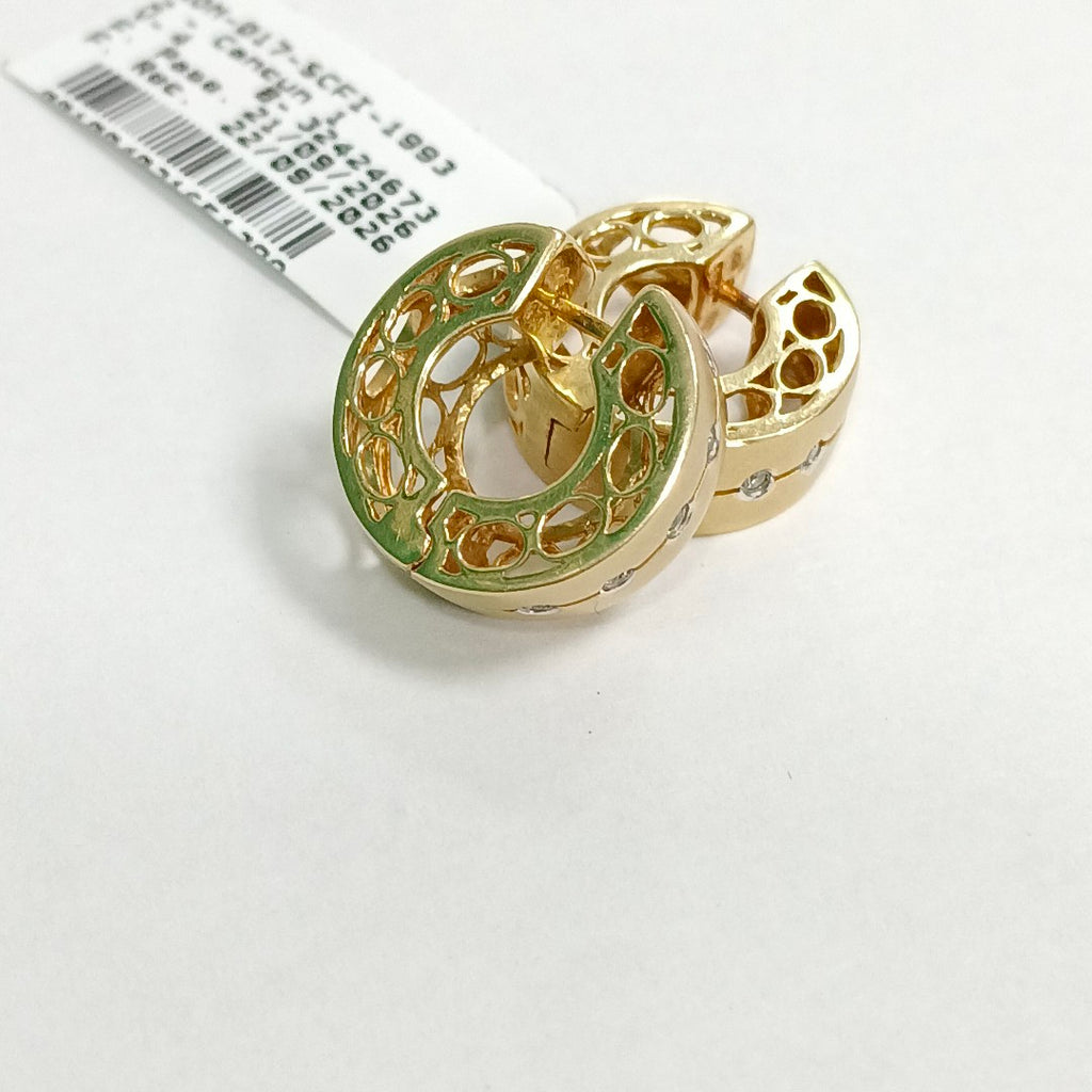 ARRACADAS PAR ORO 14 K 6,90 GRMS (SEMINUEVO)