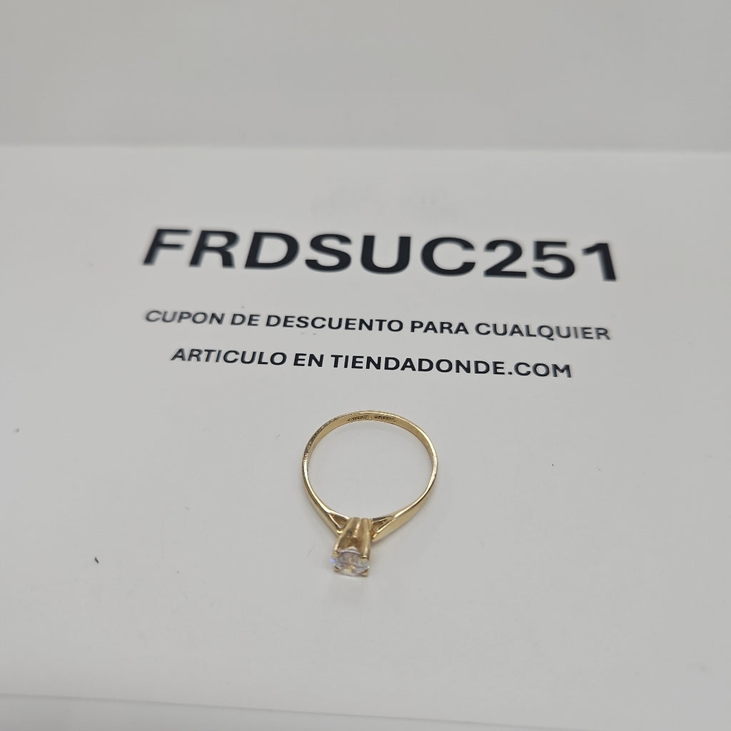 SOLITARIO ORO 10 K 1,70 GRMS (SEMINUEVO)