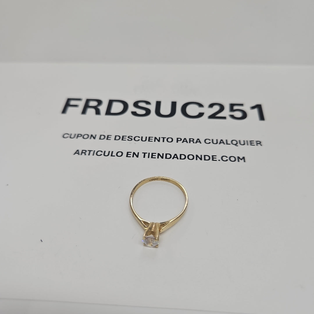 SOLITARIO ORO 10 K 1,70 GRMS (SEMINUEVO)