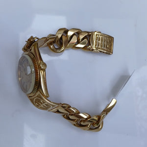 RELOJ CAJA Y PULSO ORO ORO 16K 202.2 GRMS (SEMINUEVO)