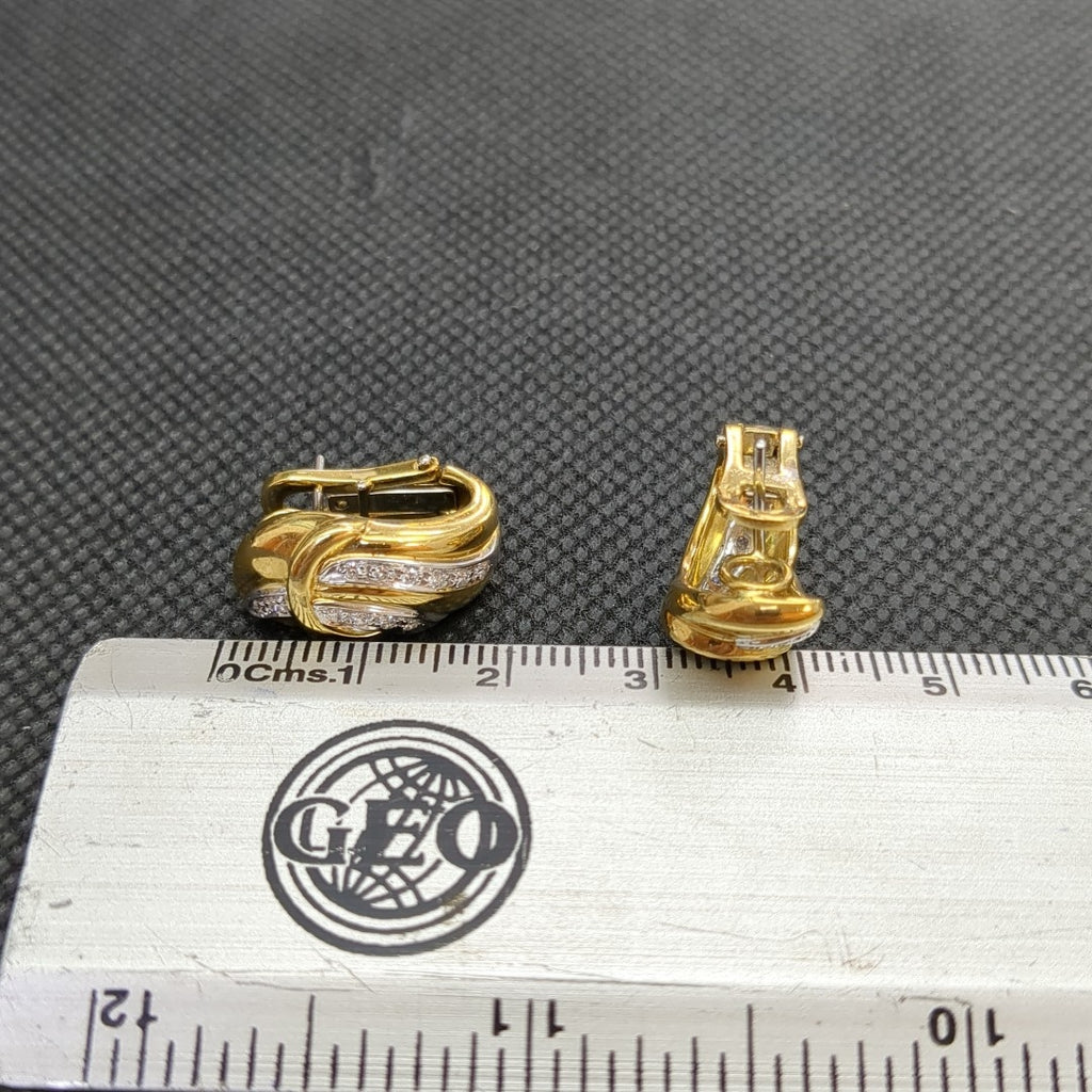 ARETES PAR ORO 14 K 11,60 GRMS (SEMINUEVO)