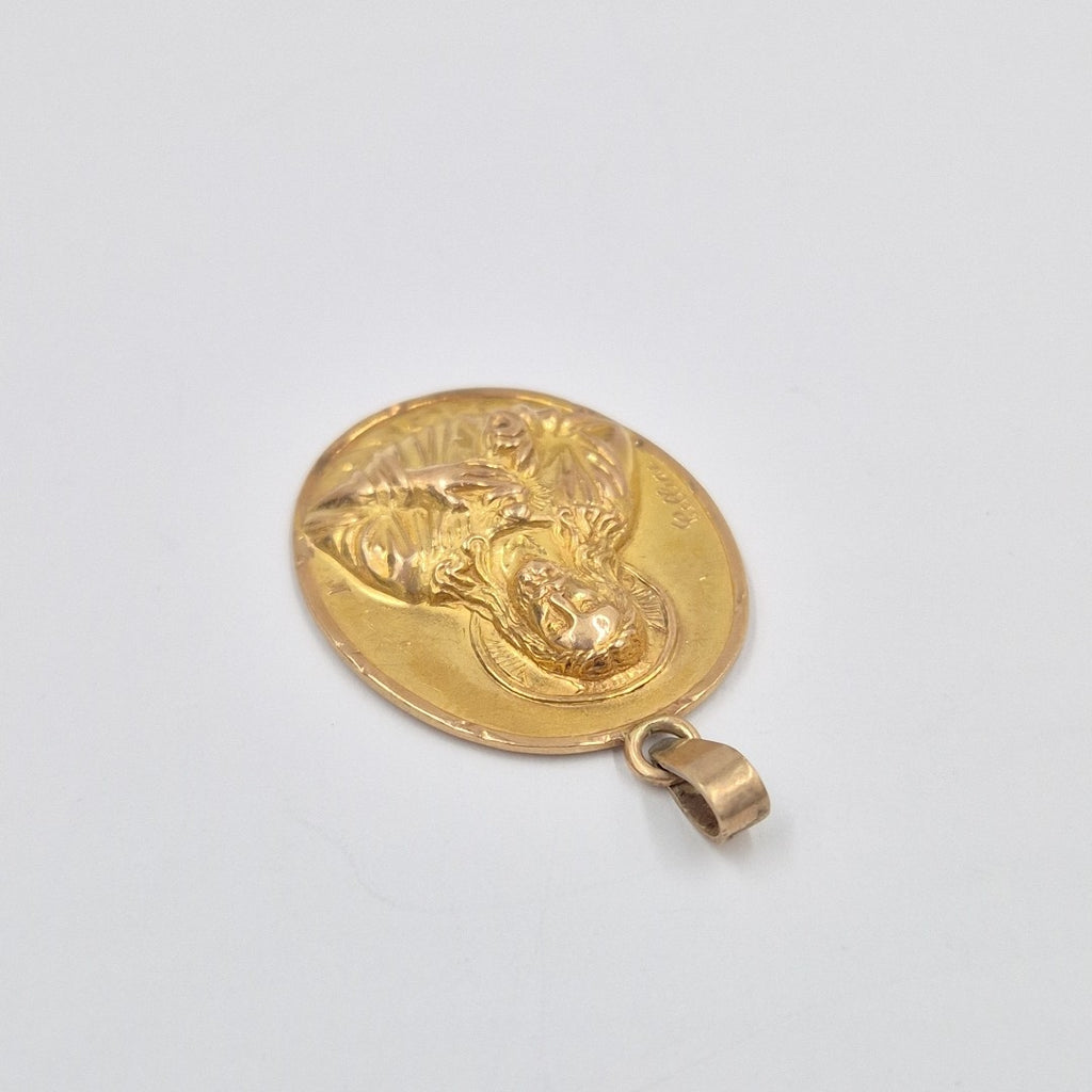 MEDALLA RELIGIOSA ORO 10 K 3,90 GRMS (SEMINUEVO)