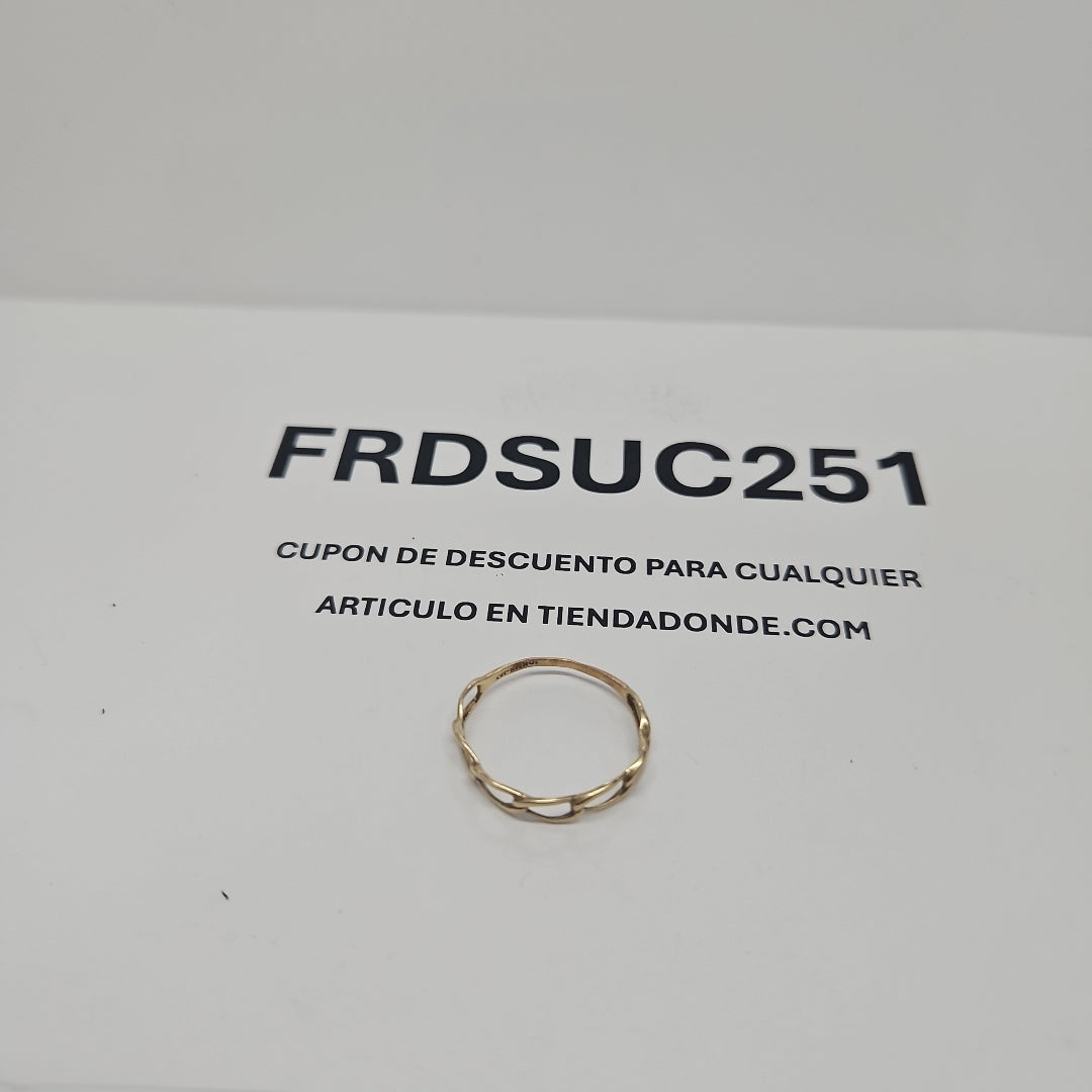 ANILLO ORO 10 K 0.8 GRMS (SEMINUEVO)