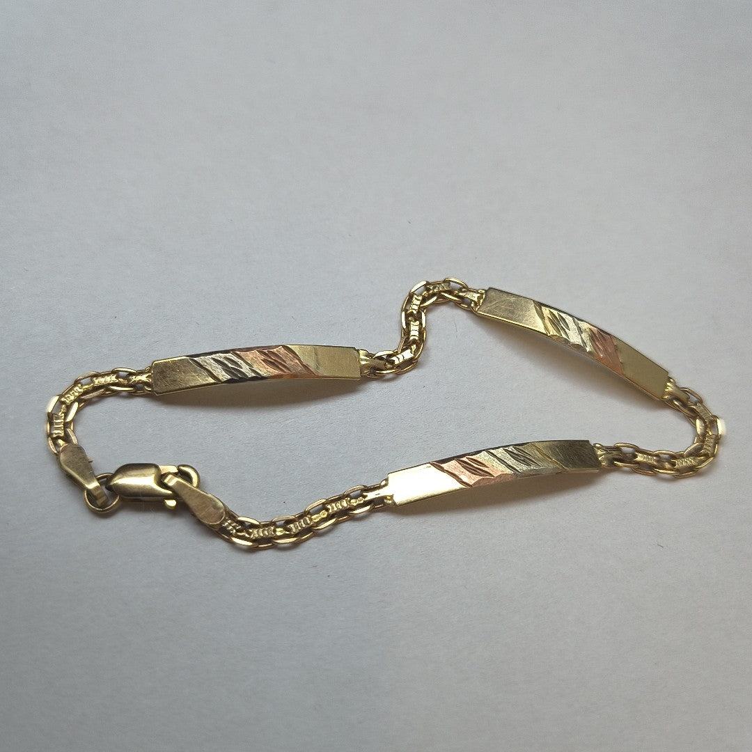 ESCLAVA ORO COMBINADO 10 K 2.5 GRMS (SEMINUEVO)