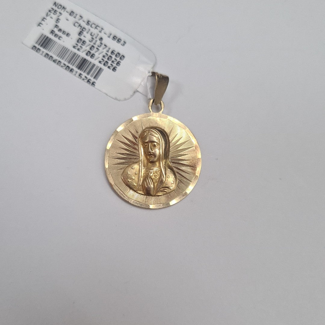 MEDALLA RELIGIOSA ORO 14 K 2.1 GRMS (SEMINUEVO)