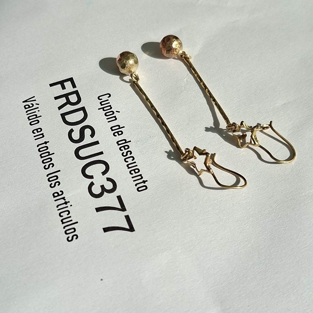 ARETES PAR ORO 10 K 2.6 GRMS (SEMINUEVO)