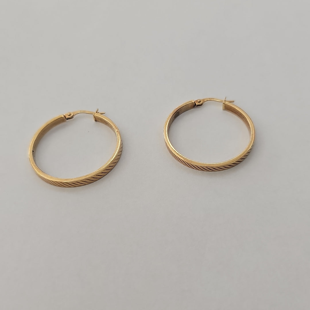 ARRACADAS PAR ORO 10 K 2,10 GRMS (SEMINUEVO)