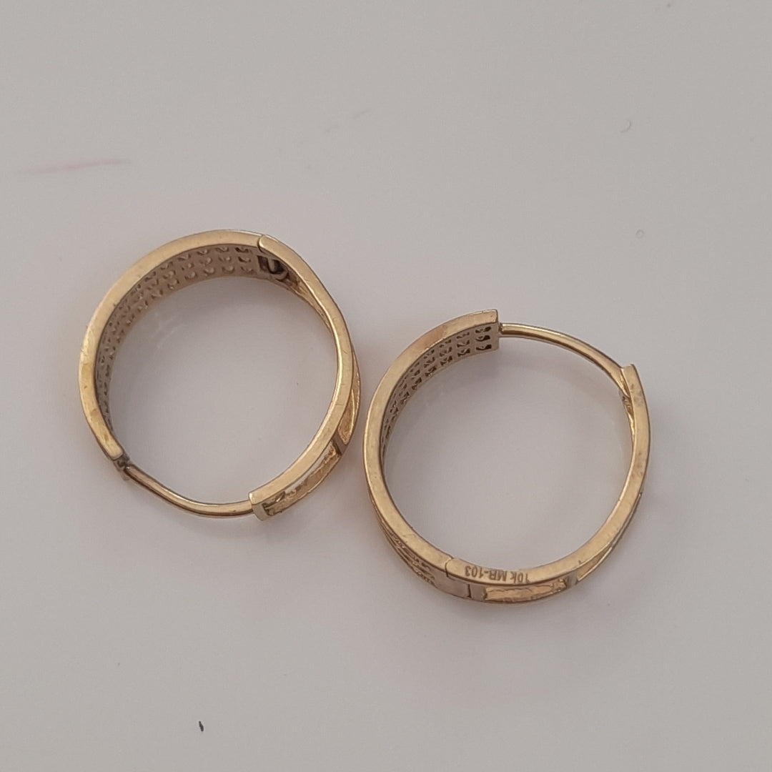 ARRACADAS PAR ORO 10 K 2.2 GRMS (SEMINUEVO)